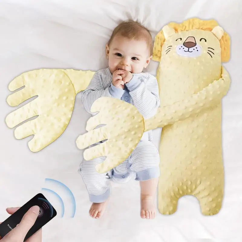 Remote Control Baby Sleep Soothing Plush Bear – Electric Patting Comfort Pillow for Infants (65cm)