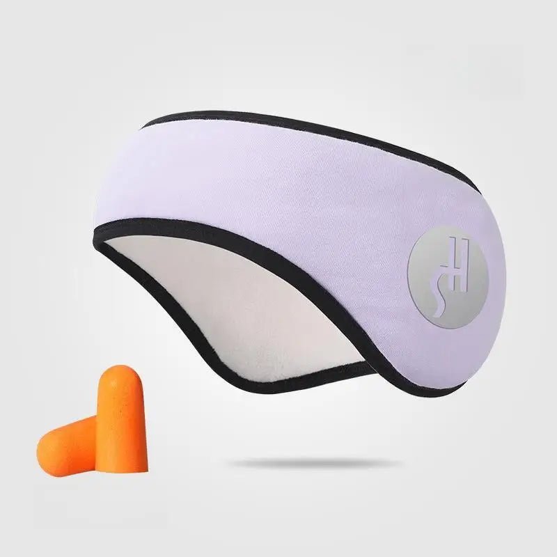 Adjustable Sleep Mask With Ear Covers – Light and Noise-Reducing Travel Eye Mask - Goodify Mart