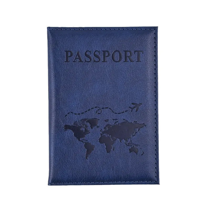Colorful PU Passport Holder – Travel Cover With ID, Ticket & Credit Card Slots