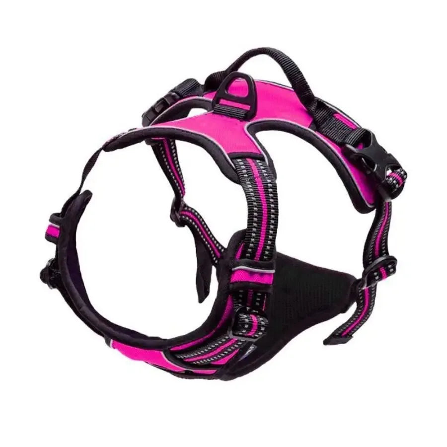 Pet Dog Harness, Collar & Leash Set – Adjustable Vest Harness for Small & Medium Dogs