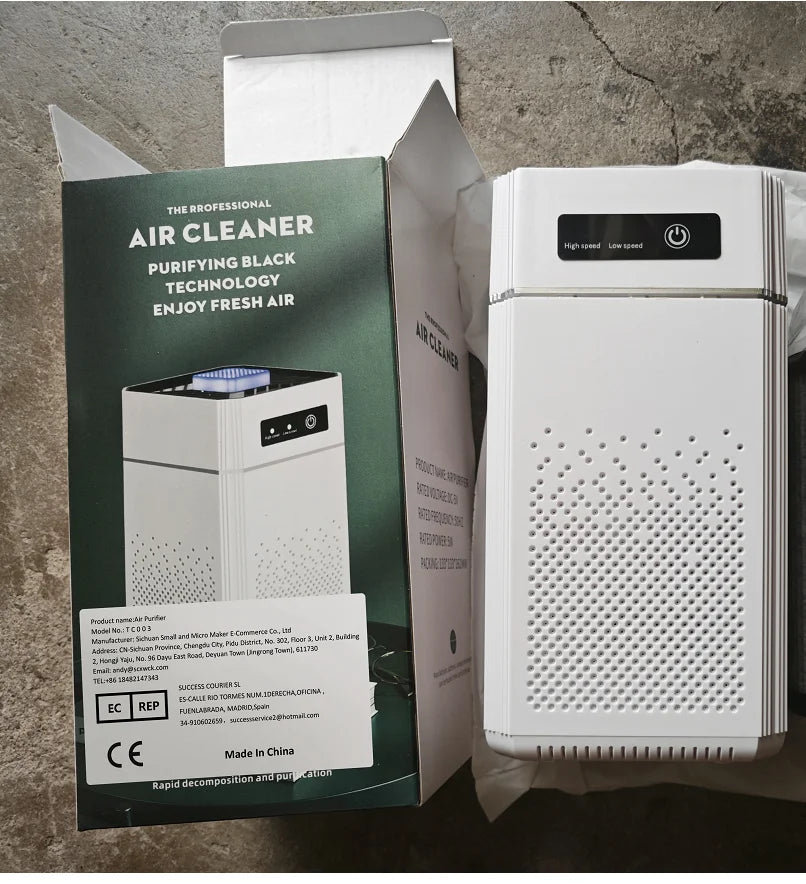 HOMEFISH USB Portable Air Purifier with Aromatherapy