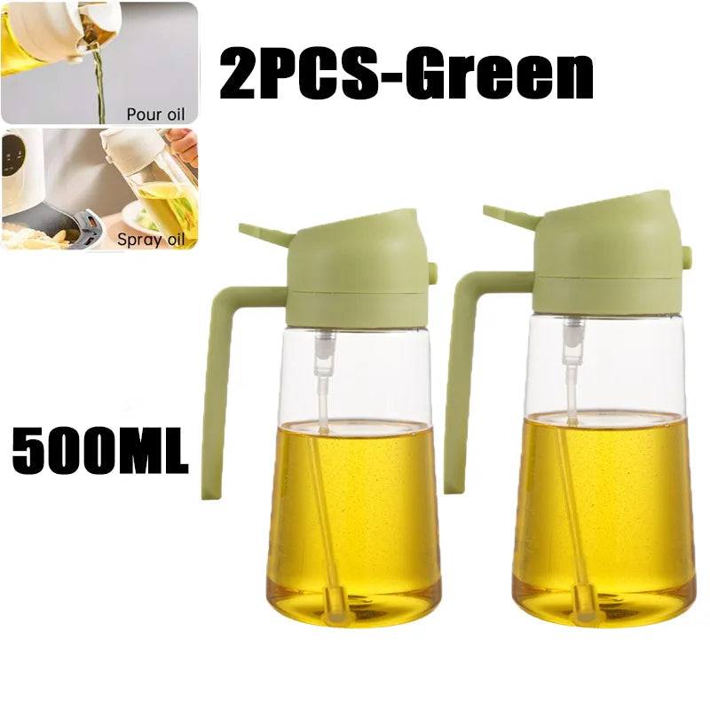 Oil Spray Bottle 200/300/500ml – Olive Oil Sprayer for BBQ, Cooking & Baking