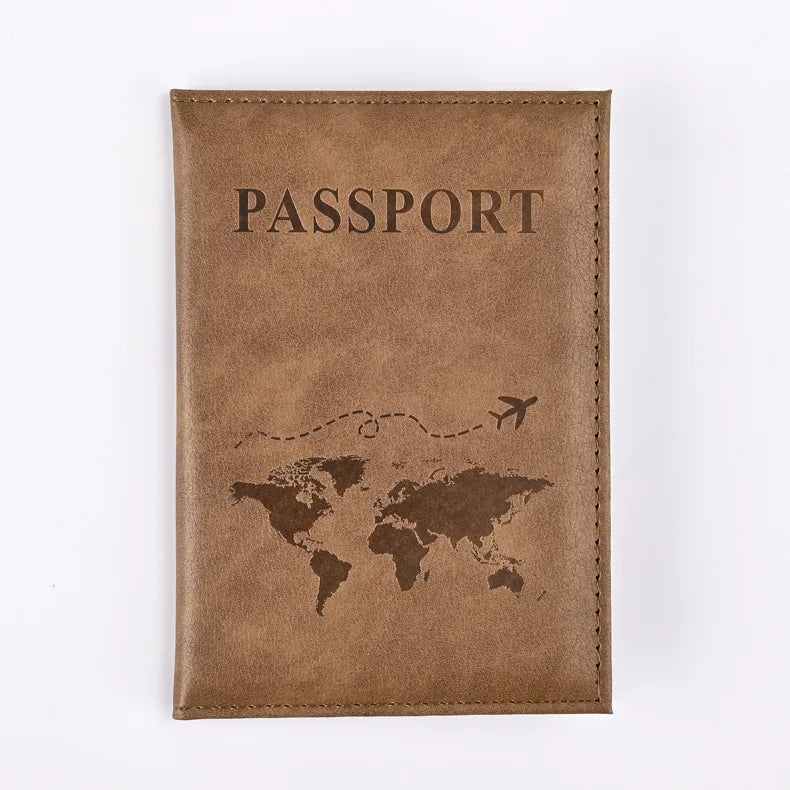 Colorful PU Passport Holder – Travel Cover With ID, Ticket & Credit Card Slots