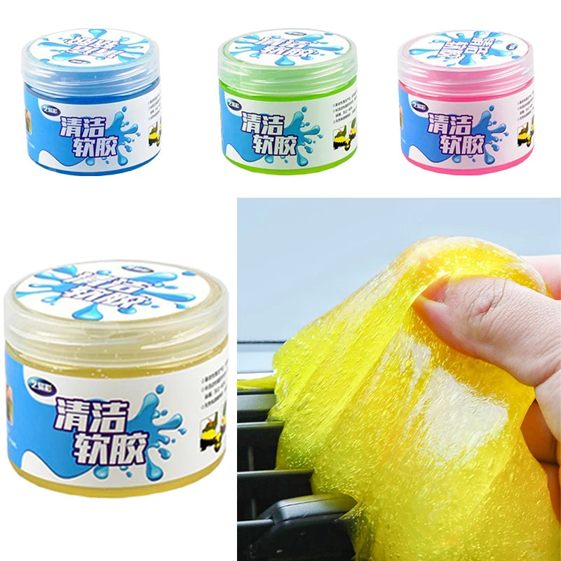 160g Reusable Car Cleaning Gel For Air Vents, Dashboard And Keyboards
