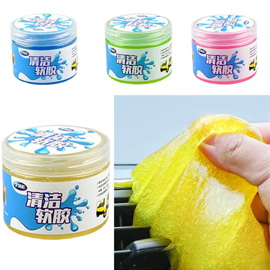 160g Reusable Car Cleaning Gel For Air Vents, Dashboard And Keyboards