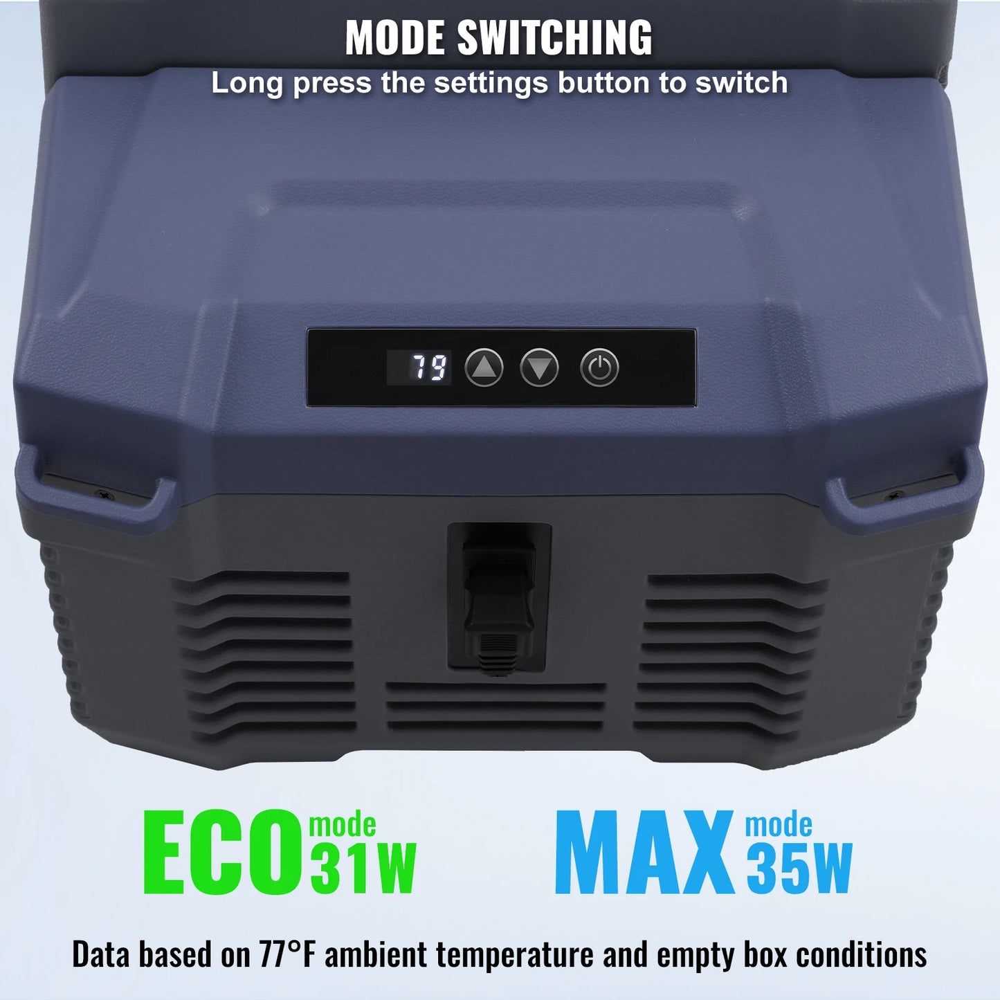 Portable Car Refrigerator Freezer – 8L–75L Single & Dual-Zone Compressor Cooler With Bluetooth