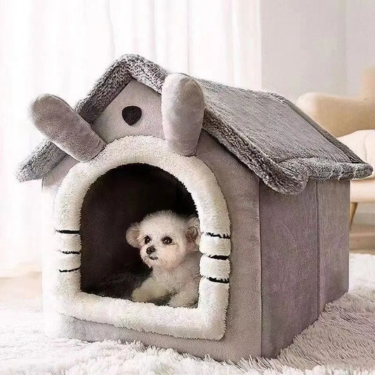 Cozy Indoor Pet Tent Bed With Removable Washable Cushion For Small Dogs & Cats