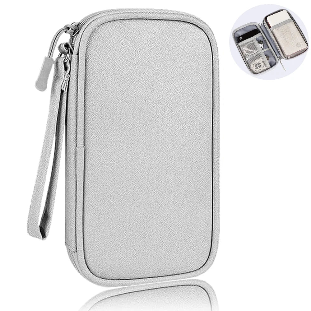 Portable Electronics Organizer Bag – Travel Cable and Charger Storage Case