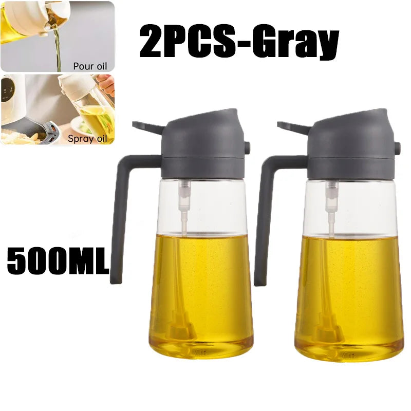 Oil Spray Bottle 200/300/500ml – Olive Oil Sprayer for BBQ, Cooking & Baking