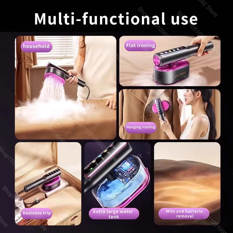 220V 1200W Handheld Garment Steamer – 5-Level Portable Steam Iron for Clothes