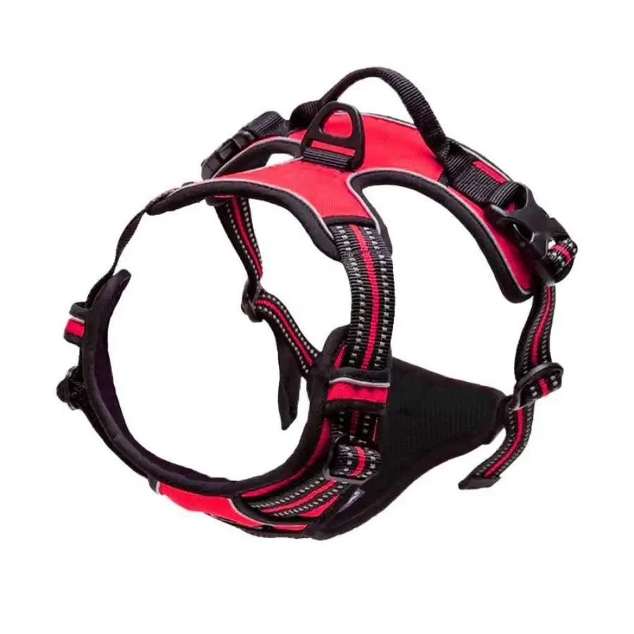 Pet Dog Harness, Collar & Leash Set – Adjustable Vest Harness for Small & Medium Dogs