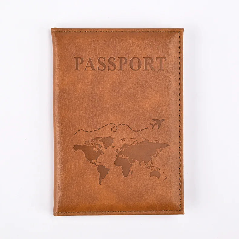 Colorful PU Passport Holder – Travel Cover With ID, Ticket & Credit Card Slots