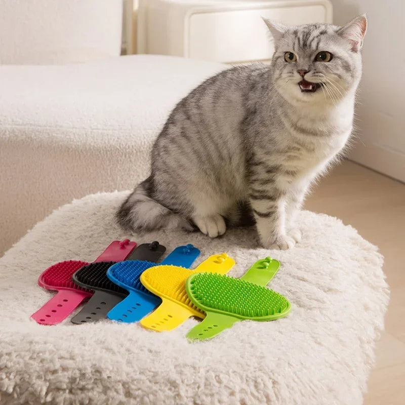 Eelhoe Silicone Pet Bath Brush – Waterproof Dog & Cat Grooming Glove for Deshedding & Massage