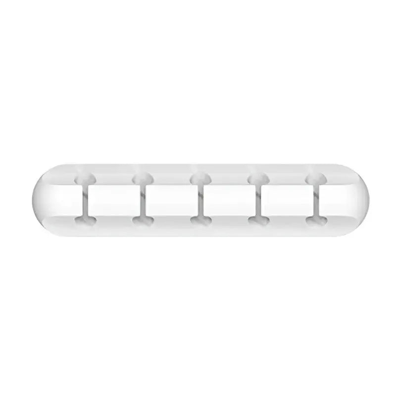 Self-Adhesive Silicone Cable Organizer – 5-Slot or 7-Slot Desktop Cord Holder