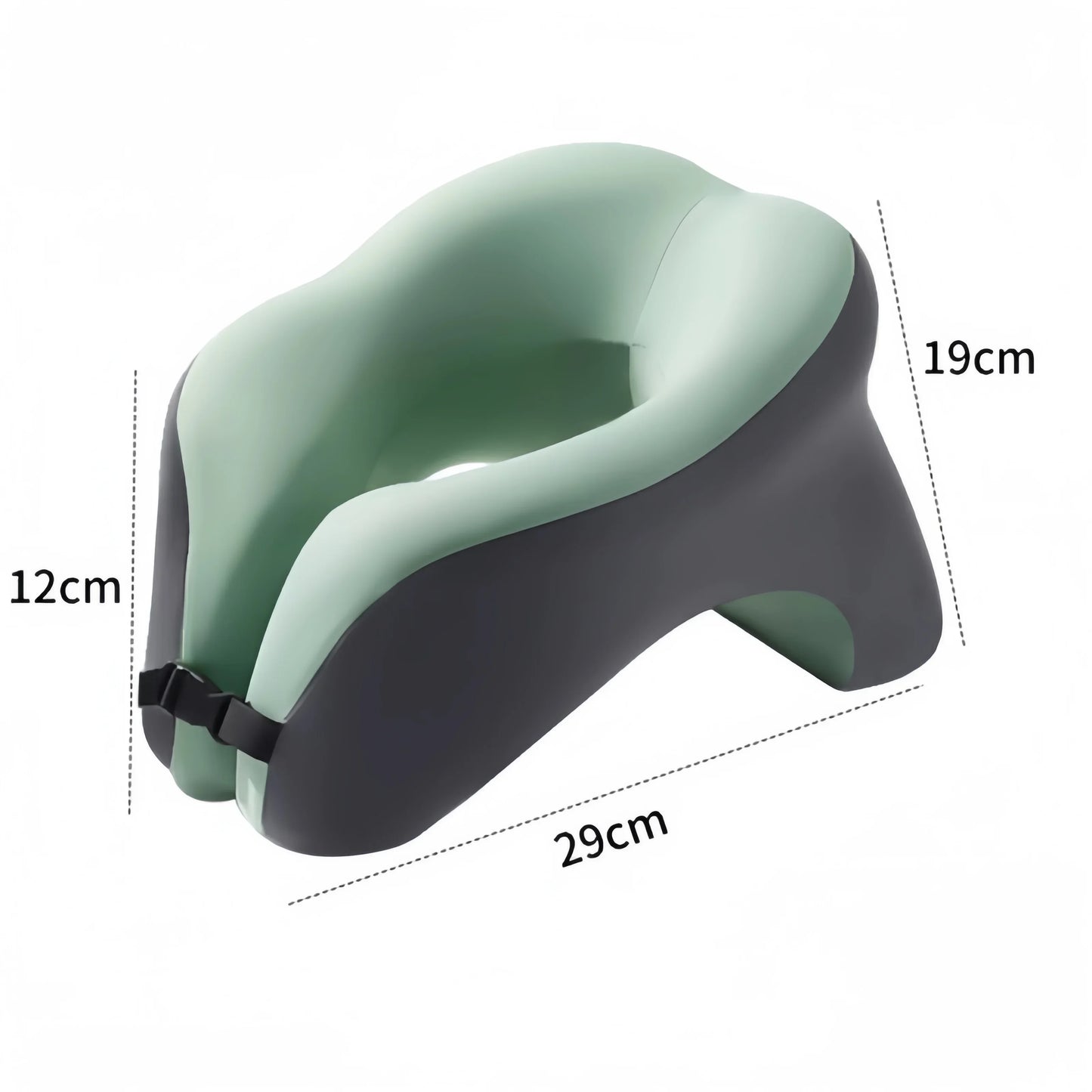 U-Shaped Memory Foam Travel Pillow – Adjustable Neck Support For Flights & Naps
