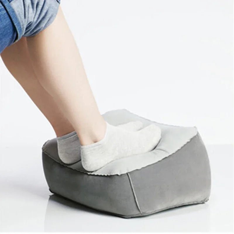 Inflatable Under-Desk Footrest Pillow – Portable Leg Support for Travel, Office and Home - Goodify Mart