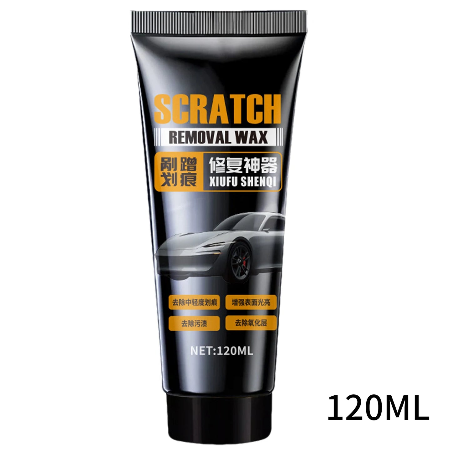 Car Scratch & Swirl Remover Compound – Paint Polishing Wax for Light Surface Marks