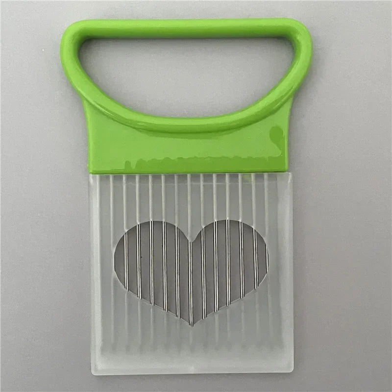Colorful Onion Slicer with Stainless Steel Holder