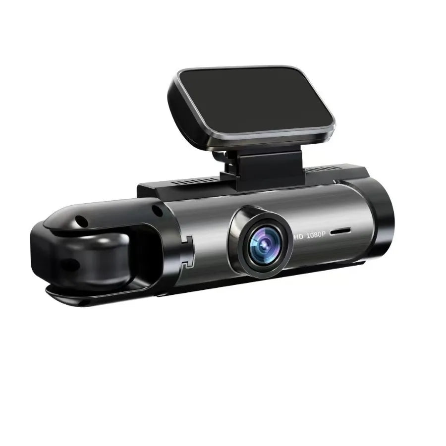 Focabo Dual Dash Cam 1080p – Front & Rear Car Camera With Night Vision and Loop Recording