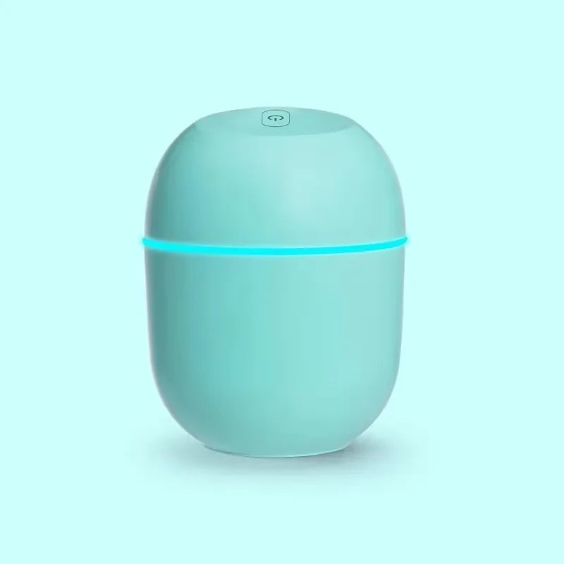 220ml USB Mini Humidifier With LED Night Light – Portable Mist Maker for Home, Office and Car