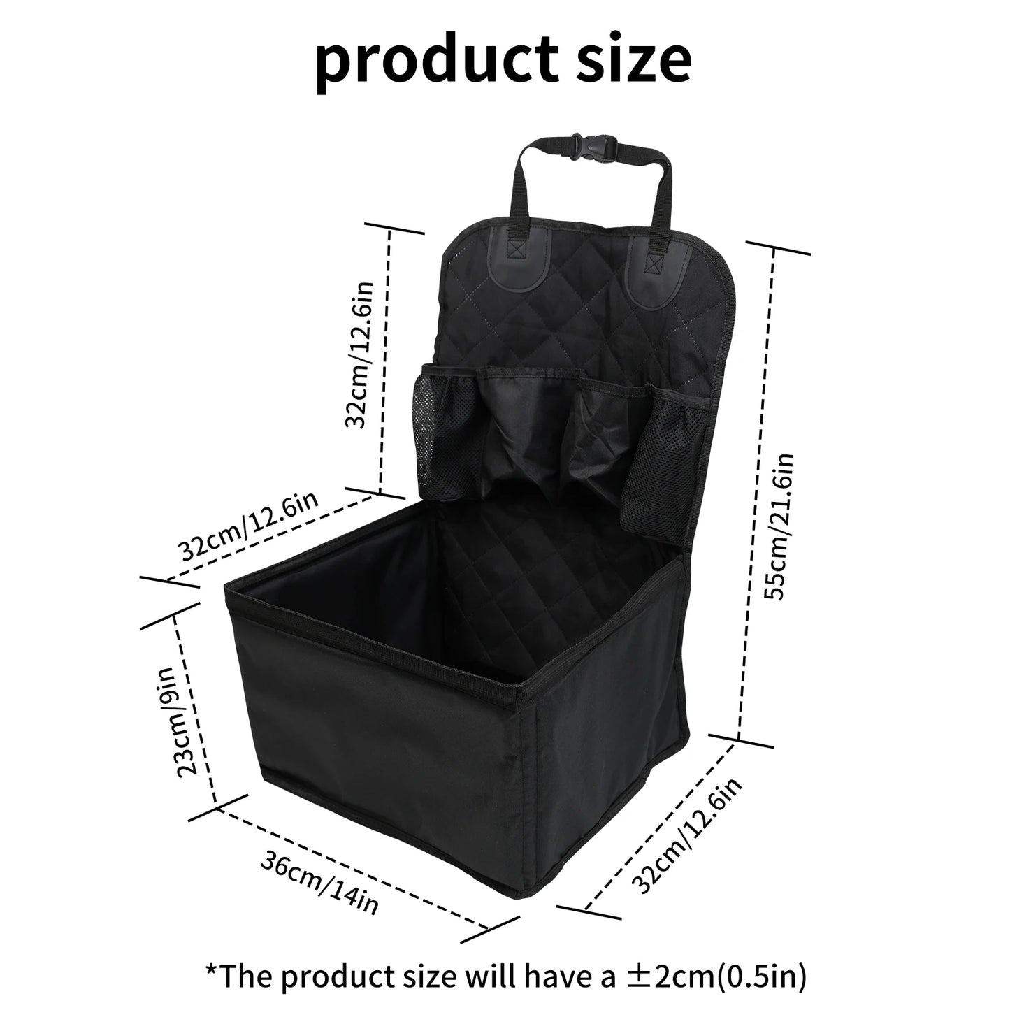 PaiPaitek Car Dog Seat Cover – Oxford Cloth Front Passenger Pet Mat, Washable & Stain-Resistant