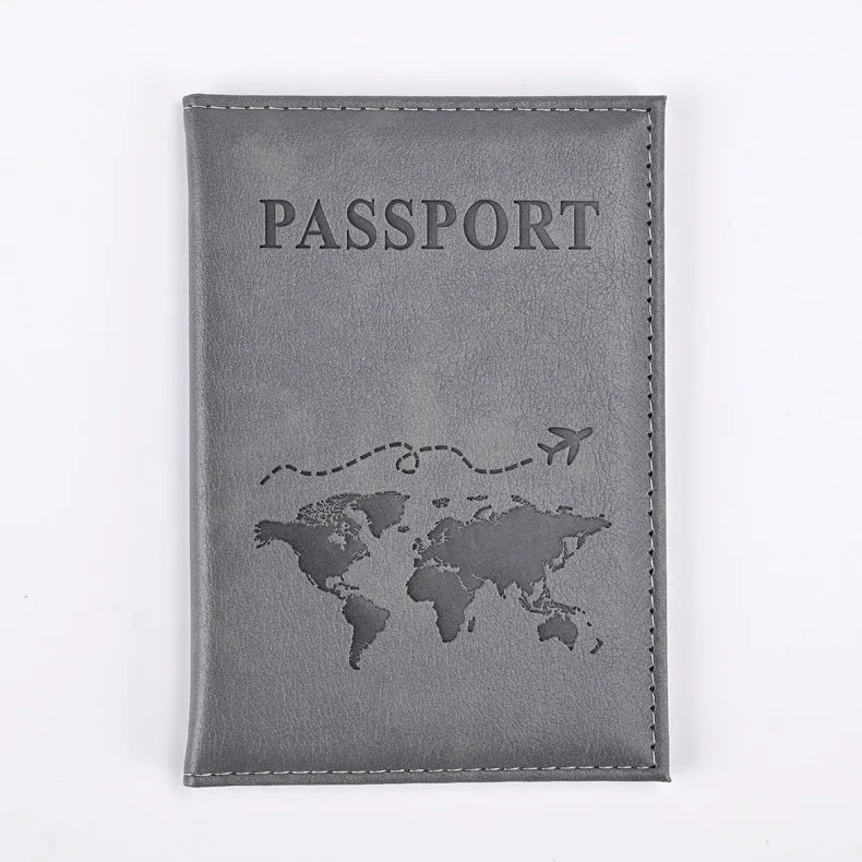 Colorful PU Passport Holder – Travel Cover With ID, Ticket & Credit Card Slots