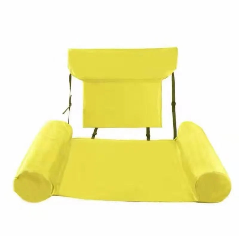 Foldable Floating Water Hammock – Inflatable Pool Lounger Mat for Swimming & Beach