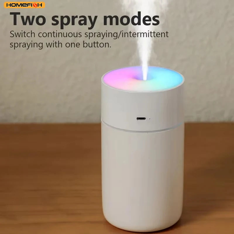 230ml Rechargeable Mini Humidifier – Cordless USB Mist Maker for Home, Office and Car