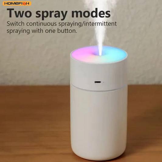 230ml Rechargeable Mini Humidifier – Cordless USB Mist Maker for Home, Office and Car