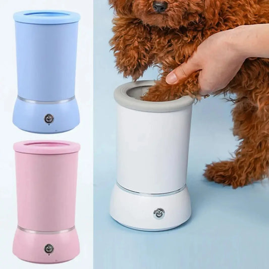 Electric Dog Paw Cleaner – USB Rechargeable Automatic Pet Paw Washer for Dogs & Cats