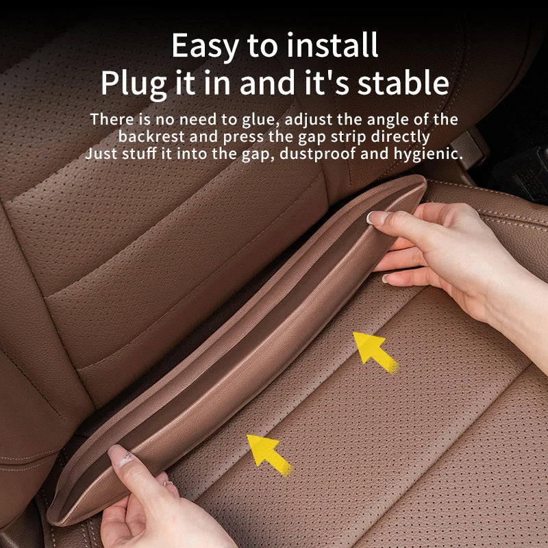 40cm Flexible EVA Car Seat Gap Filler – Anti-Drop Dust Blocker, 1/2 Pack