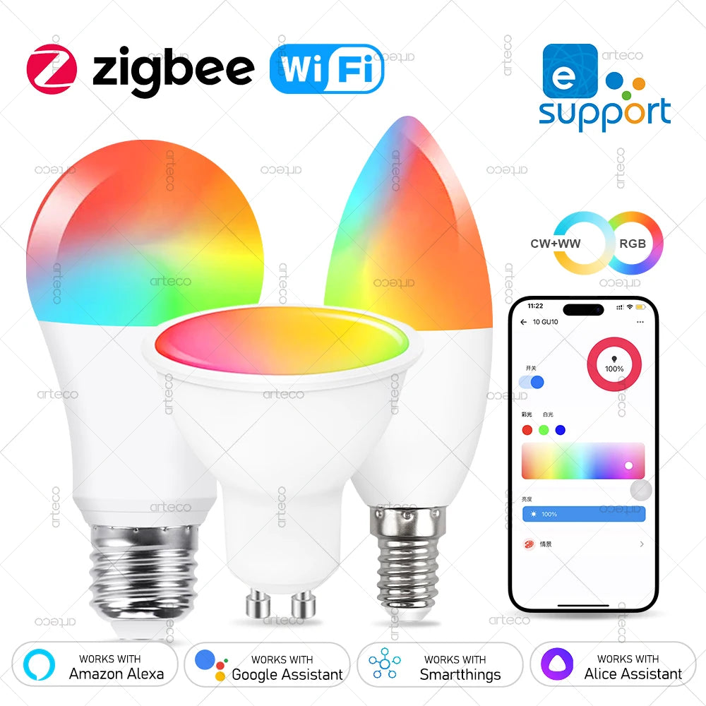 eWeLink Smart LED Bulb – WiFi or Zigbee