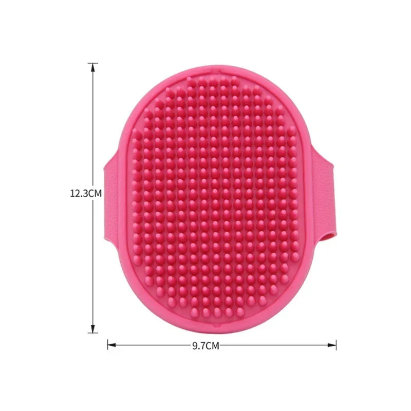 Eelhoe Silicone Pet Bath Brush – Waterproof Dog & Cat Grooming Glove for Deshedding & Massage