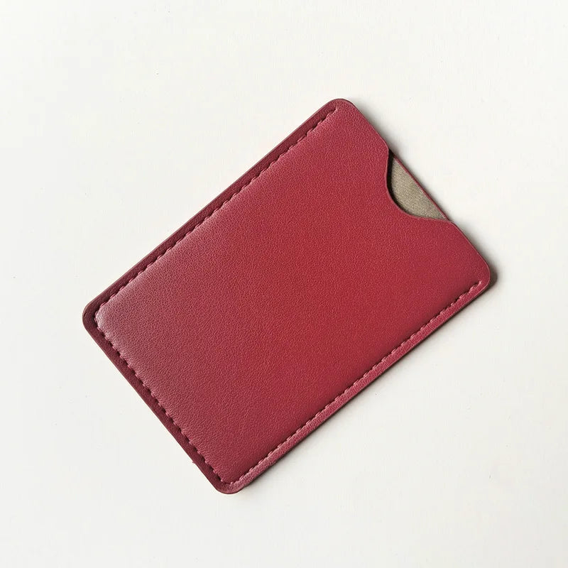 Ultra-Thin RFID-Blocking PU Card Sleeve – Bank, ID and Travel Card Holder
