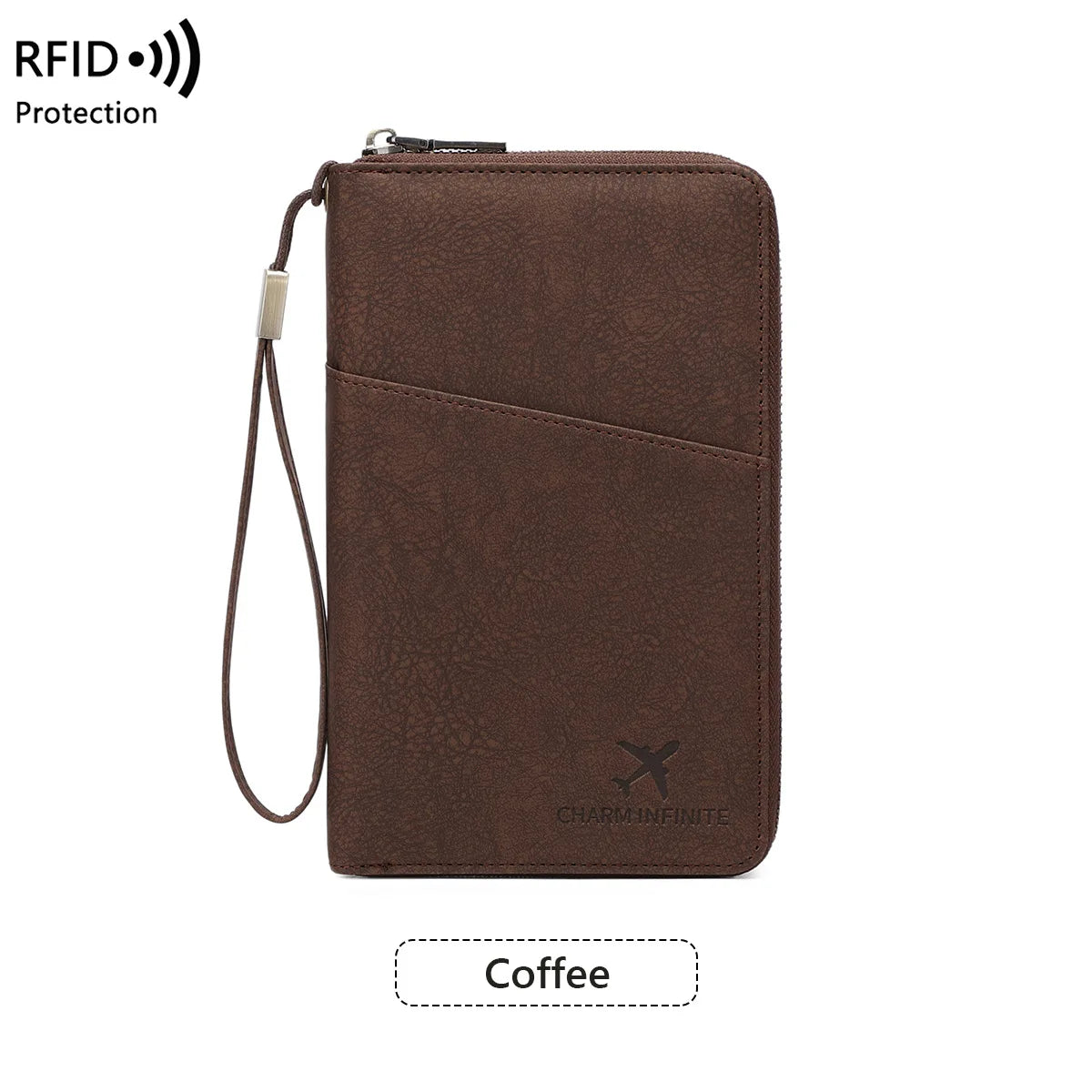 RFID-Blocking Multi-Passport Travel Wallet – Family Document, Ticket & Card Organizer