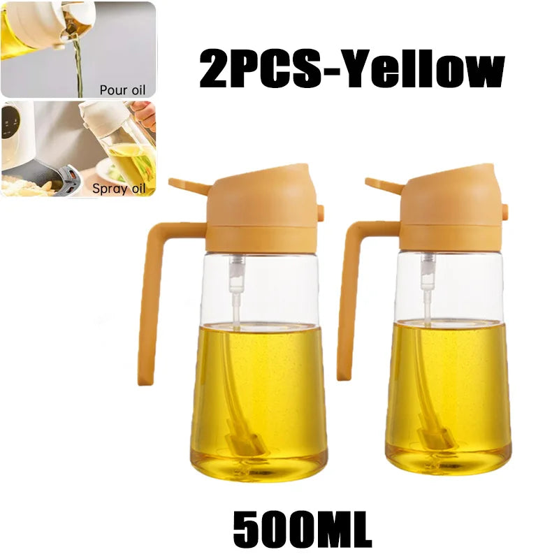 Oil Spray Bottle 200/300/500ml – Olive Oil Sprayer for BBQ, Cooking & Baking