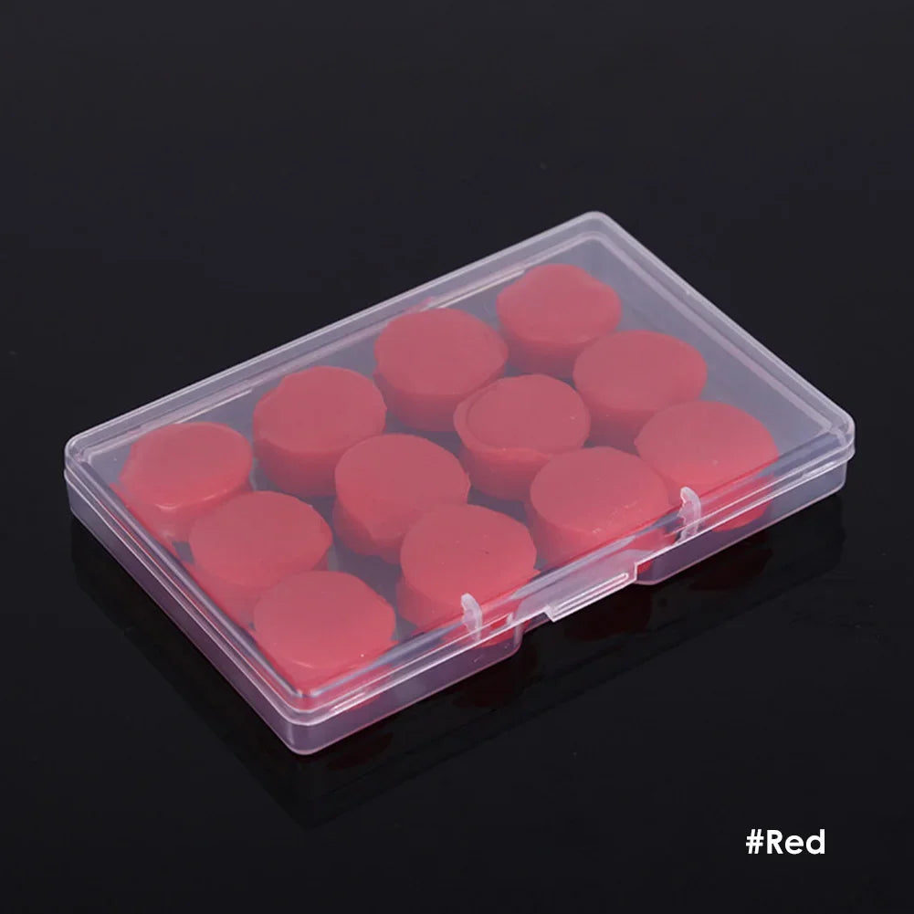 12-Piece Reusable Silicone Earplugs – Noise-Reducing Set for Sleep, Study and Swimming