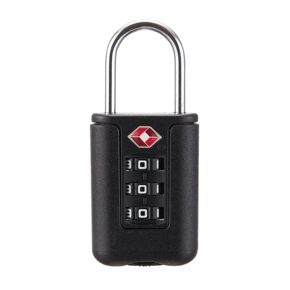 3-Digit Resettable Cable Lock – Mini Combination Padlock for Backpack Zippers and Luggage