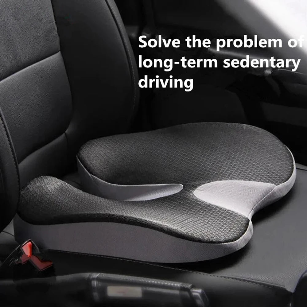 Memory Foam Seat Cushion – Non-Slip Chair & Car Seat Cushion for Office, Driving & Everyday Sitting