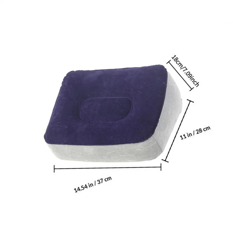 Inflatable Under-Desk Footrest Pillow – Portable Leg Support for Travel, Office and Home - Goodify Mart