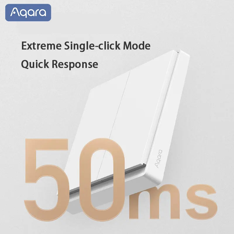 Aqara Smart Wall Switch E1 – Zigbee 3.0 Light Switch (With / No Neutral)