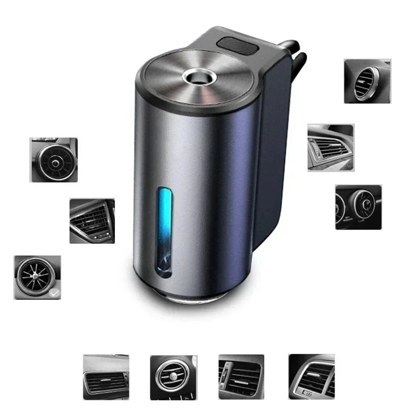 XMSJ OV-2 Electric Car Aroma Diffuser – Air Vent Mist Freshener With Liquid Fragrance