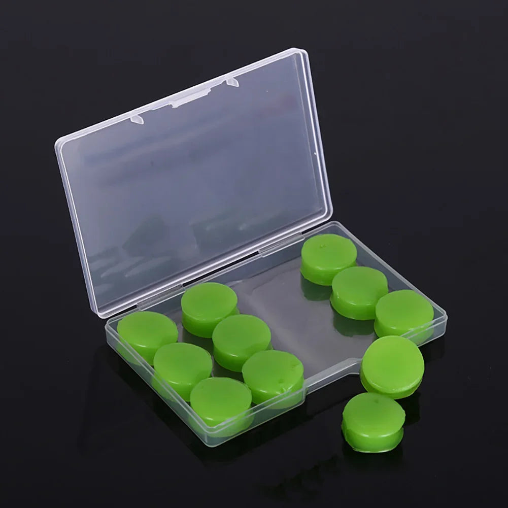 12-Piece Reusable Silicone Earplugs – Noise-Reducing Set for Sleep, Study and Swimming