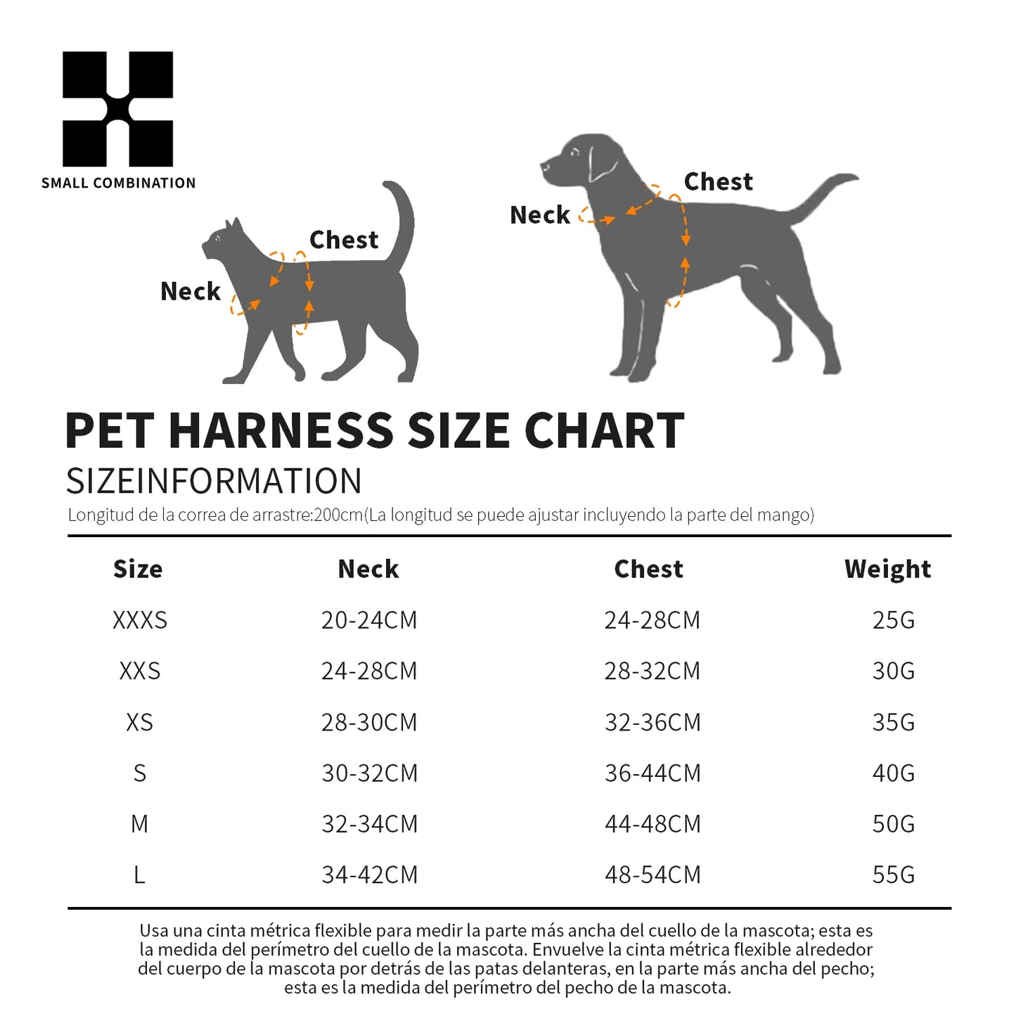 Reflective Dog Harness & Leash Set – Adjustable Step-In Vest for Small & Medium Dogs