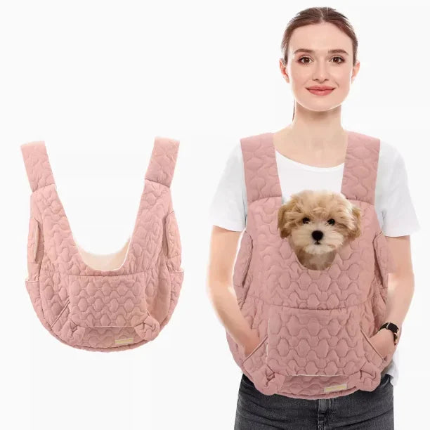 Waterproof Pet Carrier Backpack – Windproof Chest Bag for Small Dogs & Cats (Up to 4kg)