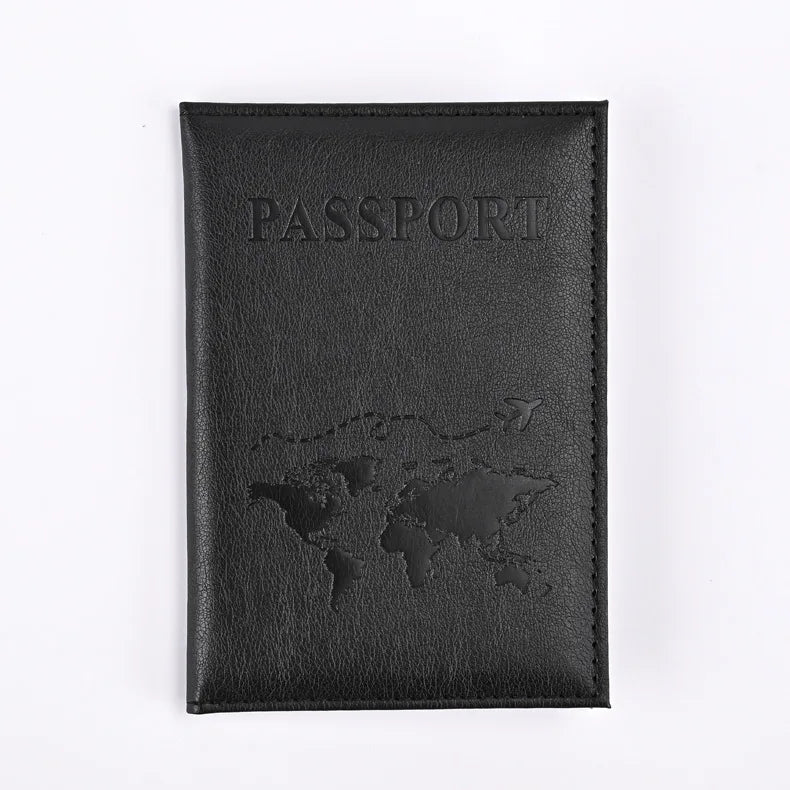 Colorful PU Passport Holder – Travel Cover With ID, Ticket & Credit Card Slots