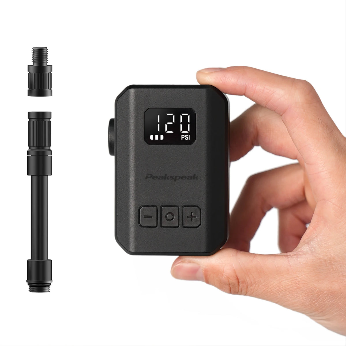 TOPUMP TB2 Pro Mini Electric Bike Pump – 120 PSI Cordless Tire Inflator With Digital Display
