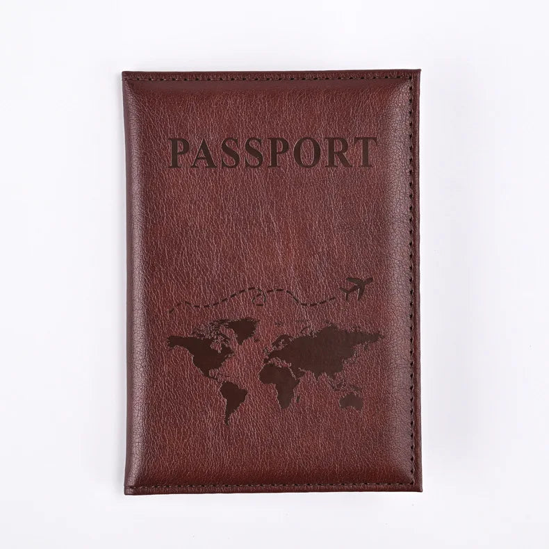 Colorful PU Passport Holder – Travel Cover With ID, Ticket & Credit Card Slots