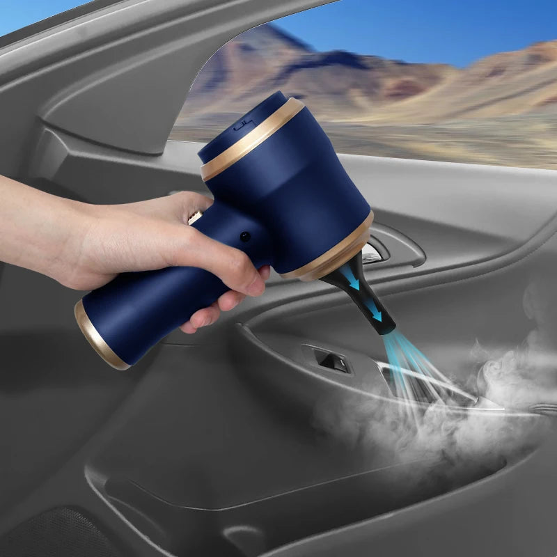 Portable Cordless Car And Home Vacuum – 2000mAh Battery, HEPA Filter And 0.5L Dust Cup
