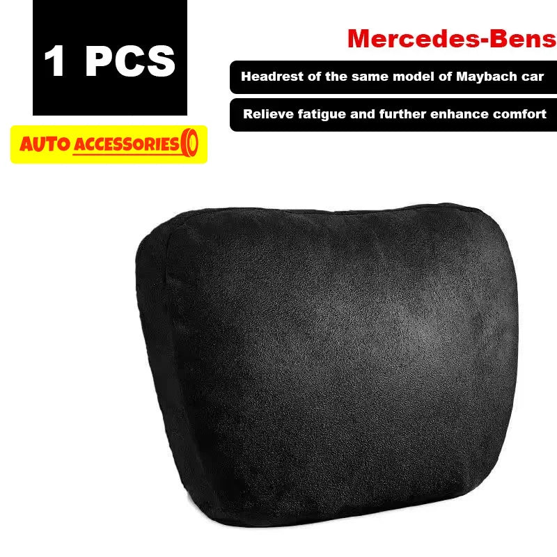 Universal Car Headrest Neck Pillow – Soft Adjustable Seat Support Cushion